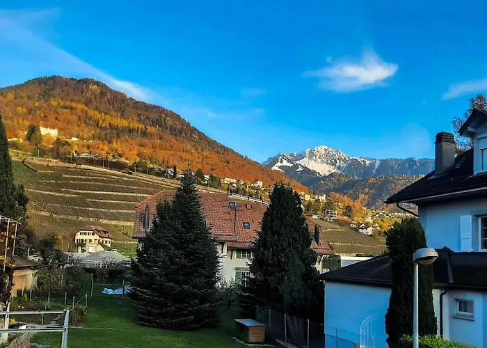 Duplex Avec Vue Et Montagnes Montrö