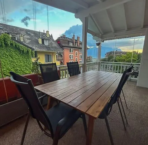 Duplex Avec Vue Et Montagnes Montrö